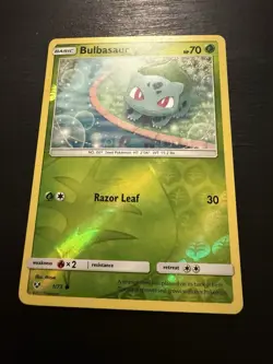 Bulbasaur 1/73 Reverse Holo Common Shining Legends Pokemon Cards - Image 1