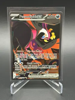 Pokemon TCG Fezandipiti EX Special Illustration Rare Card 092/064 Shrouded Fable - Image 1