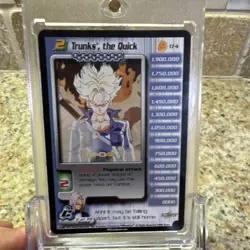Dragon Ball Z TCG Score Card Lot x3 Trunks the Swift Quick Mighty #173-175 - Image 3