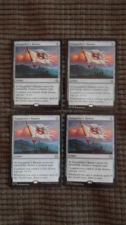 Magic: the Gathering / MtG Vanquisher's Banner x4 Mixed Sets - Image 1
