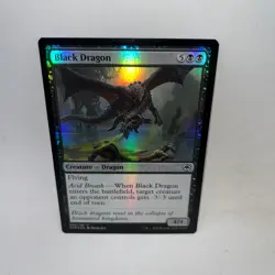 Black Dragon 90 Adventures in the Forgotten Realms Magic: The Gathering Foil LP - Image 1