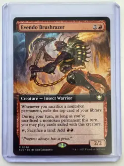 Evendo Brushrazer (Extended Art) R Commander: Edge of Eternities 30 NM - Image 1