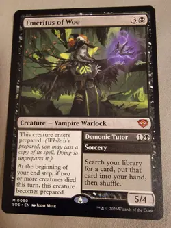BRAND NEW Magic The Gathering: Emeritus of Woe Secrets of Strixhaven Regular - Image 1
