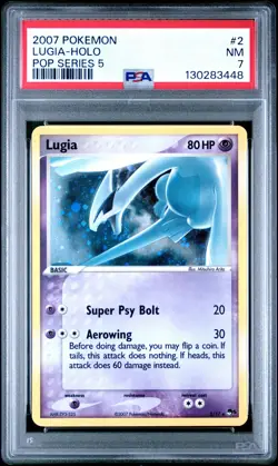 Pokemon TCG Lugia 2/17 POP Series 5 Holo PSA 7 - Image 1