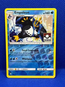 Pokemon Tcg Empoleon 34/156 Reverse Holo League Promo - Image 1
