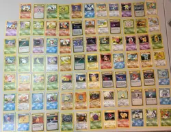 Lot of 83 Pokemon Base Set 2 WOTC Common Uncommon Near Complete - No Energies - Image 1