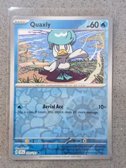 Quaxly 050/191 Common Surging Sparks Pokemon Reverse Holo NM - Image 1
