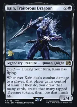 Kain, Traitorous Dragoon - Foil Prerelease Promo FIN NM MTG - Image 1