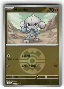 Meditite 103/217 Ascended Heroes Quick Ball Reverse Holo Pokemon TCG - Image 1