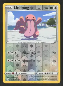 Pokemon TCG Battle Styles Reverse Holo Lickitung #113/163 - Image 1