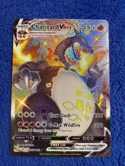 Charizard VMAX SV107/SV122 Shining Fates: Shiny Vault Holo Pokemon TCG - Image 1
