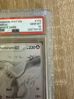 Pokemon Reshiram EX Holo Black White Rare Sv: White Flare 173/086 PSA 10 2025 - Image 5