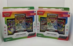 Pokemon First Partner Illustration Collection Series 1 Box Sealed LOT OF 2 - Image 1