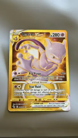 The Pokemon Company Mewtwo VSTAR 086/078 Pokemon GO Secret Rare Holo - Image 1