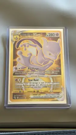 The Pokemon Company Mewtwo VSTAR 086/078 Pokemon GO Secret Rare Holo - Image 2