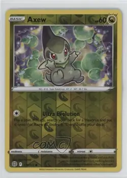 Axew Reverse Foil Pokemon Sword & Shield Brilliant Stars #110 - Image 1