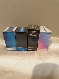 Pokemon TCG Booster Bundle Lot, Perfect Order, Paradox Rift, Prismatic, Black Bl - Image 2
