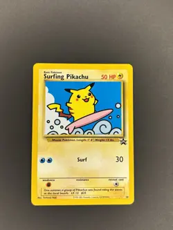 Pokemon TCG Surfing Pikachu 28/53 Wotc Promo Regular English 2001 50 HP - Image 1
