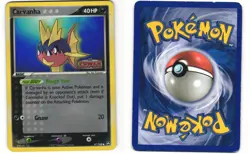 Carvanha Stamped Reverse Holo Pokemon TCG Power Keepers 47/108 MP - Image 3