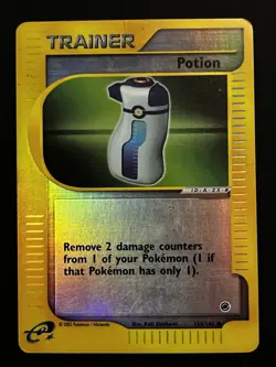 Potion 156/165 Reverse Holo Pokemon Expedition E Series Vintage HP - Image 1