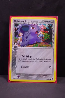 Nidoran 56/101 Pokemon TCG Dragon Frontiers Reverse Holo Common Stamped - Image 3