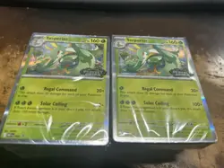 LOT OF (6) Pokemon Perfect Order Sealed Serperior #064 Pre-Release Deck - Image 1