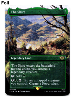 The Shire (Borderless) - FOIL - MTG The Lord of the Rings: Tales of Middle-Earth - Image 1