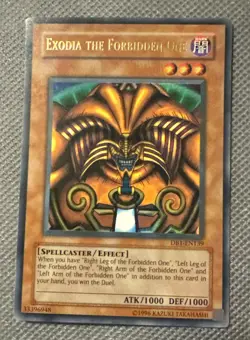 Yugioh Exodia The Forbidden One DB1-EN139 Ultra Rare LP - Image 1