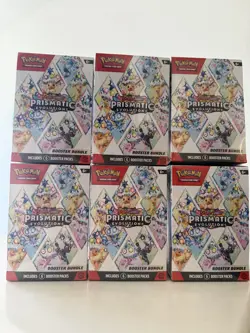 (6x) Pokemon TCG Prismatic Evolutions Booster Bundle - Image 1