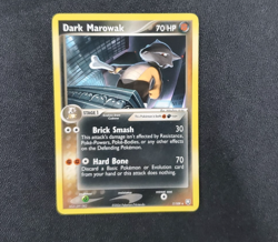 Pokemon TCG EX Team Rocket Returns - Dark Marowak 7/109 Rare Non-Holo NM - Image 1