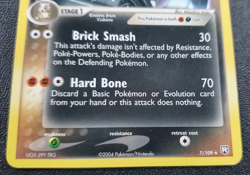 Pokemon TCG EX Team Rocket Returns - Dark Marowak 7/109 Rare Non-Holo NM - Image 3