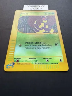 E-Reader EKANS 108/165 EXPEDITION BASE SET - E-Series - Pokemon WOTC - Image 3