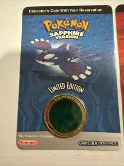 2003 Nintendo Pokemon Ruby And Sapphire Limited Edition Collector’s Coins - Image 3