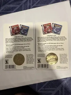 2003 Nintendo Pokemon Ruby And Sapphire Limited Edition Collector’s Coins - Image 5