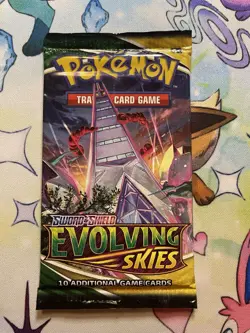Pokemon TCG Sword & Shield Evolving Skies Booster Pack-Random Art-Factory Sealed 820650808777 - Image 1