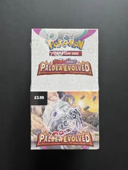 Pokemon TCG - S&V - Paldea Evolved Half Booster Box (18 Booster Packs) - SEALED - Image 1