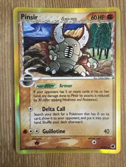 Pinsir (Delta Species) - 9/101 - Pokemon Dragon Frontiers Holo Pokemon-LP - Image 1