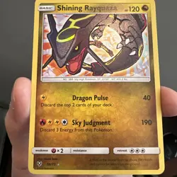 Pokemon Shining Rayquaza Shining Legends Holo Shiny Rare 56/73 Basic 120HP - Image 2