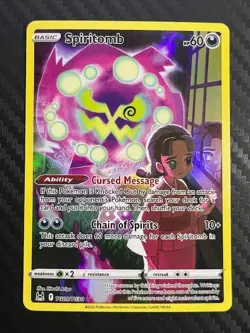 Pokemon TCG Spiritomb Lost Origin Trainer Gallery Tg09/Tg30 Holo Ultra Rare NM - Image 1