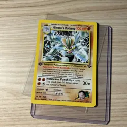 Giovanni's Machamp 6/132 Gym Challenge Holo Rare 1st Edition 1999 - Image 1