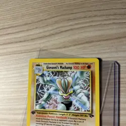 Giovanni's Machamp 6/132 Gym Challenge Holo Rare 1st Edition 1999 - Image 5