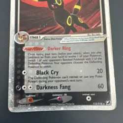 Umbreon ex Ultra Rare Unseen Forces 112/115 Pokemon - Image 3