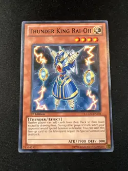 Yu-Gi-Oh! Thunder King Rai-Oh (VLP) 1st Edition LCGX-EN203 Common - Image 1