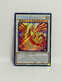 Yu-Gi-Oh Crimson Dragon DUNE-EN038 Secret Rare 1st Edition - Image 1