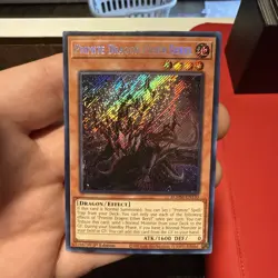 Yu-Gi-Oh TCG Primite Dragon Ether Beryl BLMM-EN130 1st Edition Secret Rare - Image 1