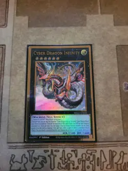 YUGIOH CYBER DRAGON INFINITY MAGO-EN033 GOLD 1ST ED NM ALT ART - Image 1