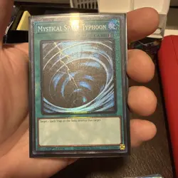 Yugioh Mystical Space Typhoon RA02-EN048 Prismatic Collector Rare 1st Ed NM - Image 1