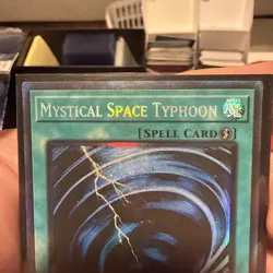 Yugioh Mystical Space Typhoon RA02-EN048 Prismatic Collector Rare 1st Ed NM - Image 2