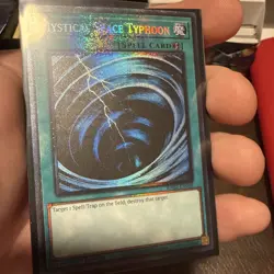 Yugioh Mystical Space Typhoon RA02-EN048 Prismatic Collector Rare 1st Ed NM - Image 4