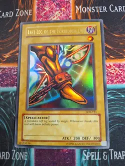 Yu-Gi-Oh! Left Leg Of The Forbidden One LOB-121 Ultra Rare OG Unlimited NM - Image 1